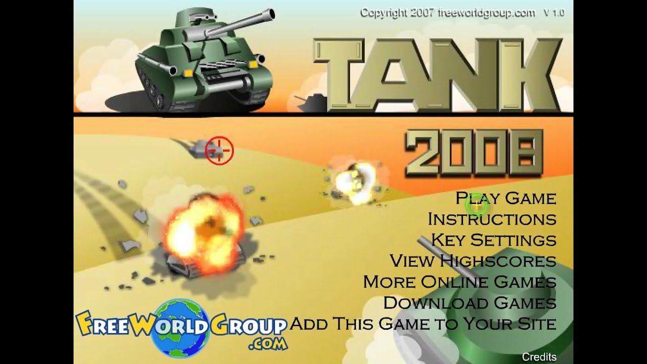 Flash Game - Tank 2008 Playthrough