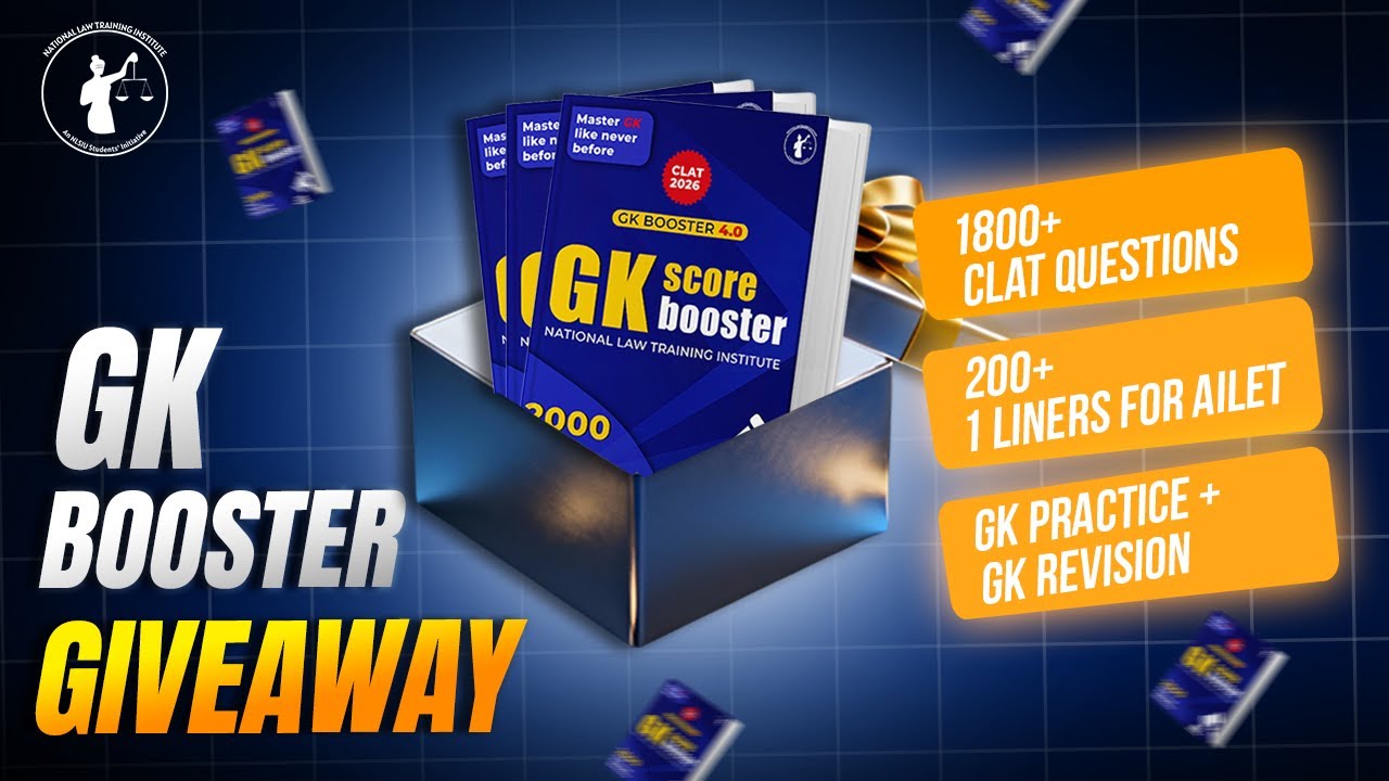 NLTI GK Booster Giveaway Results II 10 Lucky Winners II GK Booster for CLAT 2026