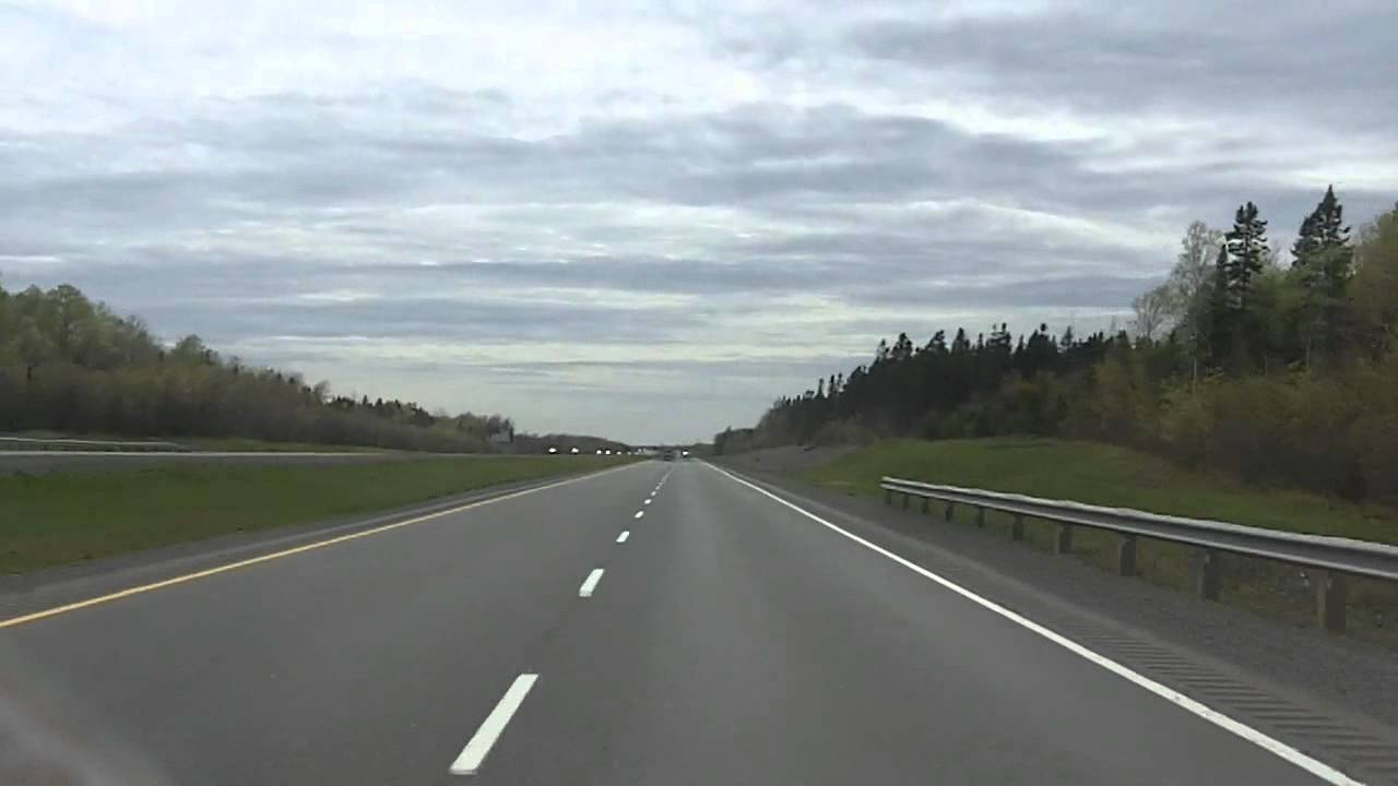 NS Highway 104 (Trans Canada) West - Truro to New Brunswick