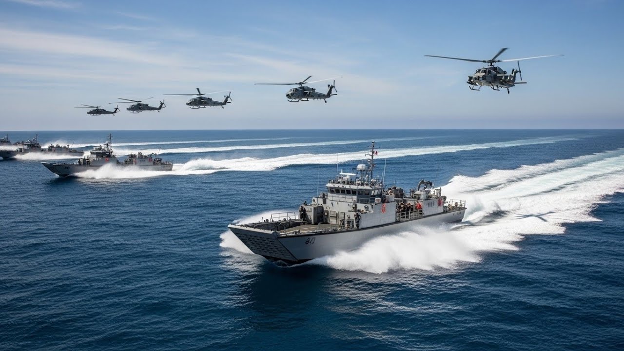 U.S. Marines Lead Massive Amphibious Exercise Honoring 250 Years of Service