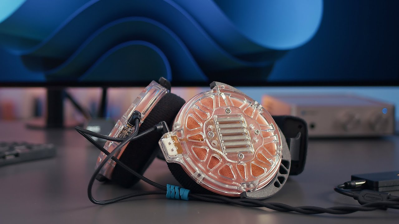 My Transparent 3D Printed Planar Magnetic Headphones