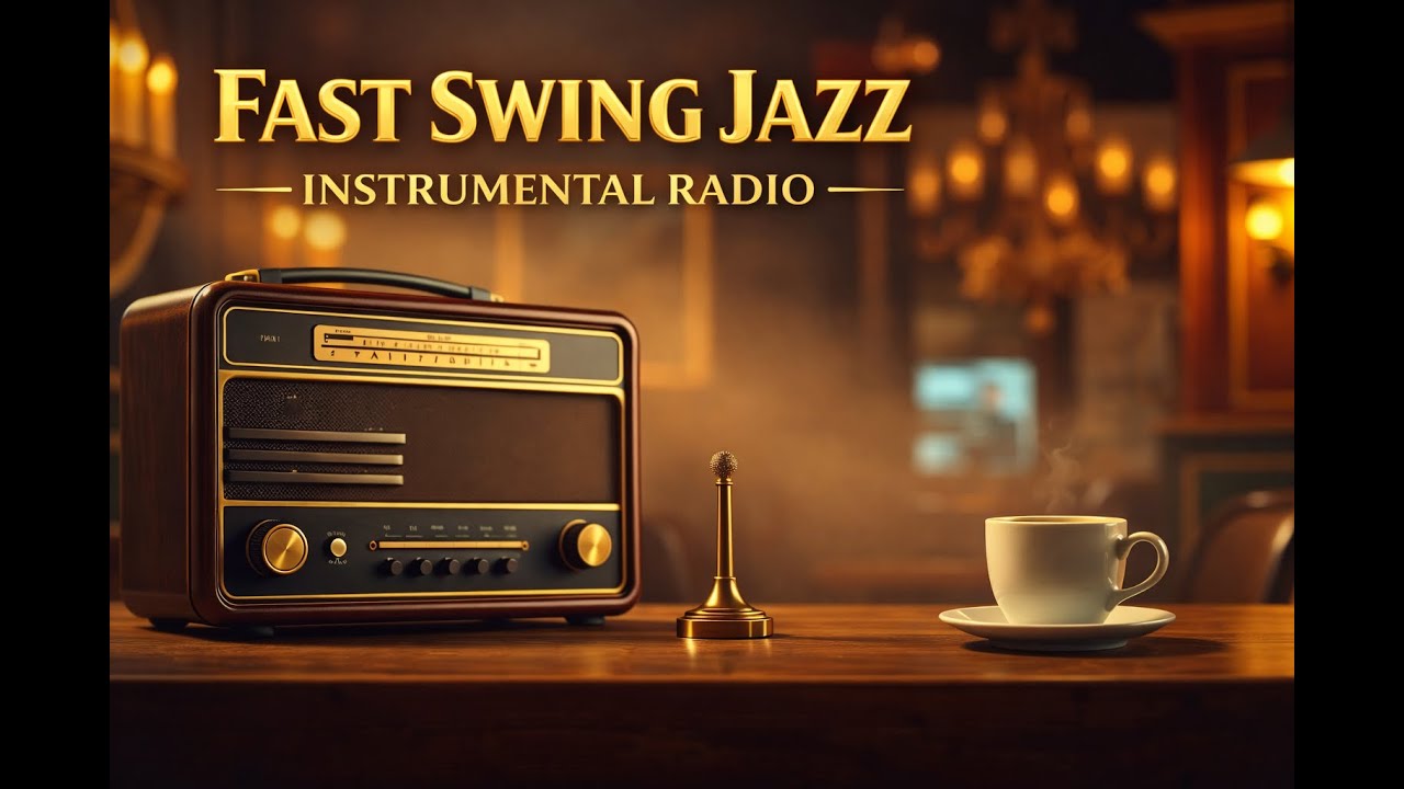 Fast Swing Jazz for Café & Restaurant | Vintage Swing Jazz Radio
