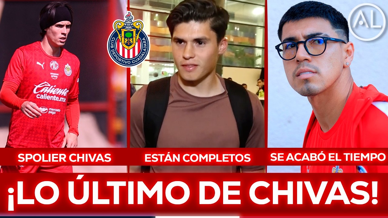 🔥 ASI SERÁ LA SEMANA DE CHIVAS | EQUIPO COMPLETO | SE TERMINÓ EL TIEMPO PARA GUTI Y PULIDO