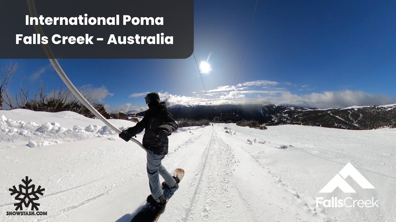 International Poma 4K | Falls Creek | Australia #fallscreek #skilifts #fallsaustralia