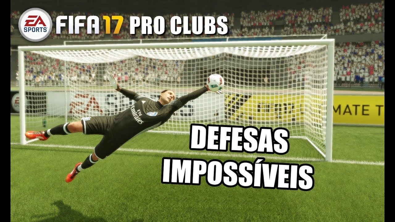 FIFA 17 PRO CLUBS GOLEIRO • DEFESAS IMPOSSÍVEIS!