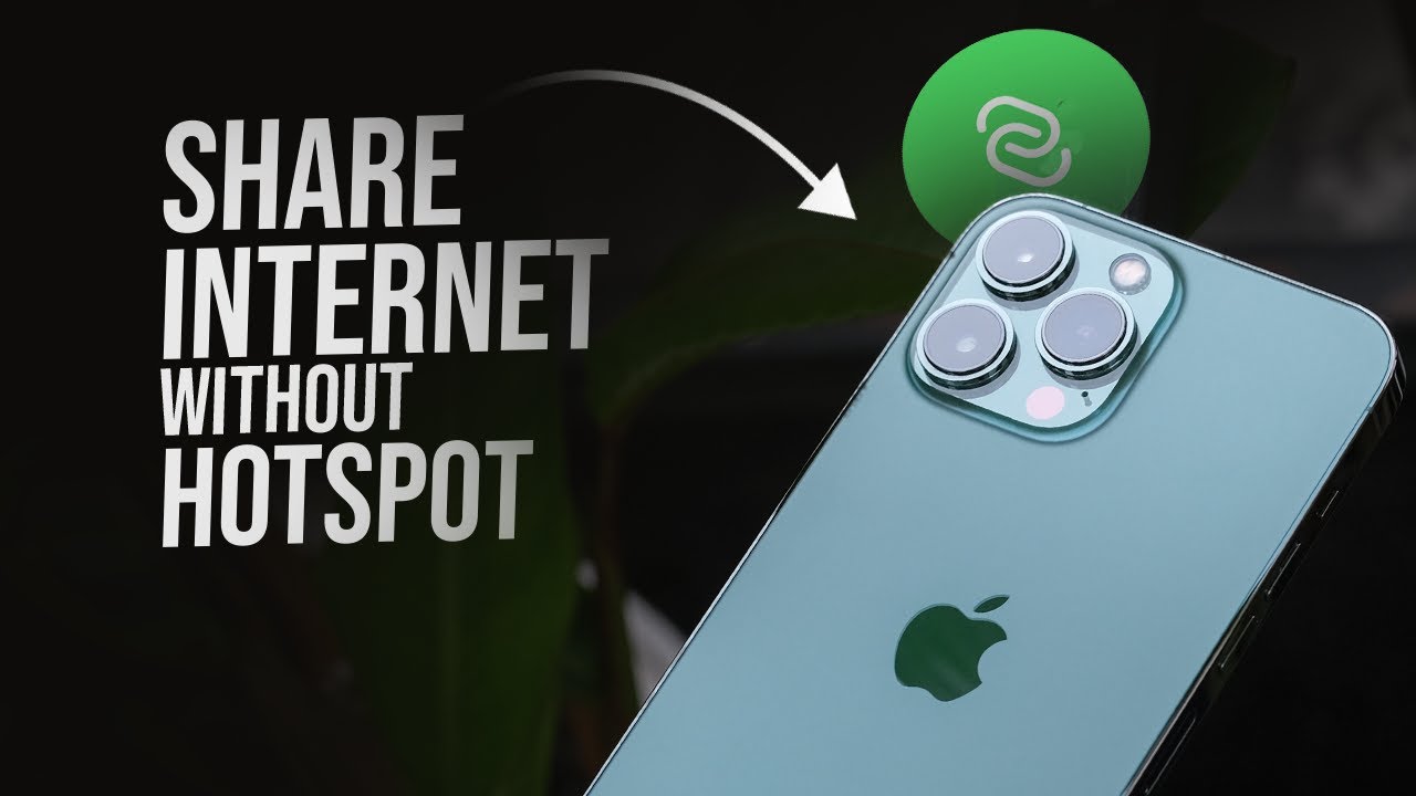 How to Share Internet from iPhone without Hotspot (tutorial)