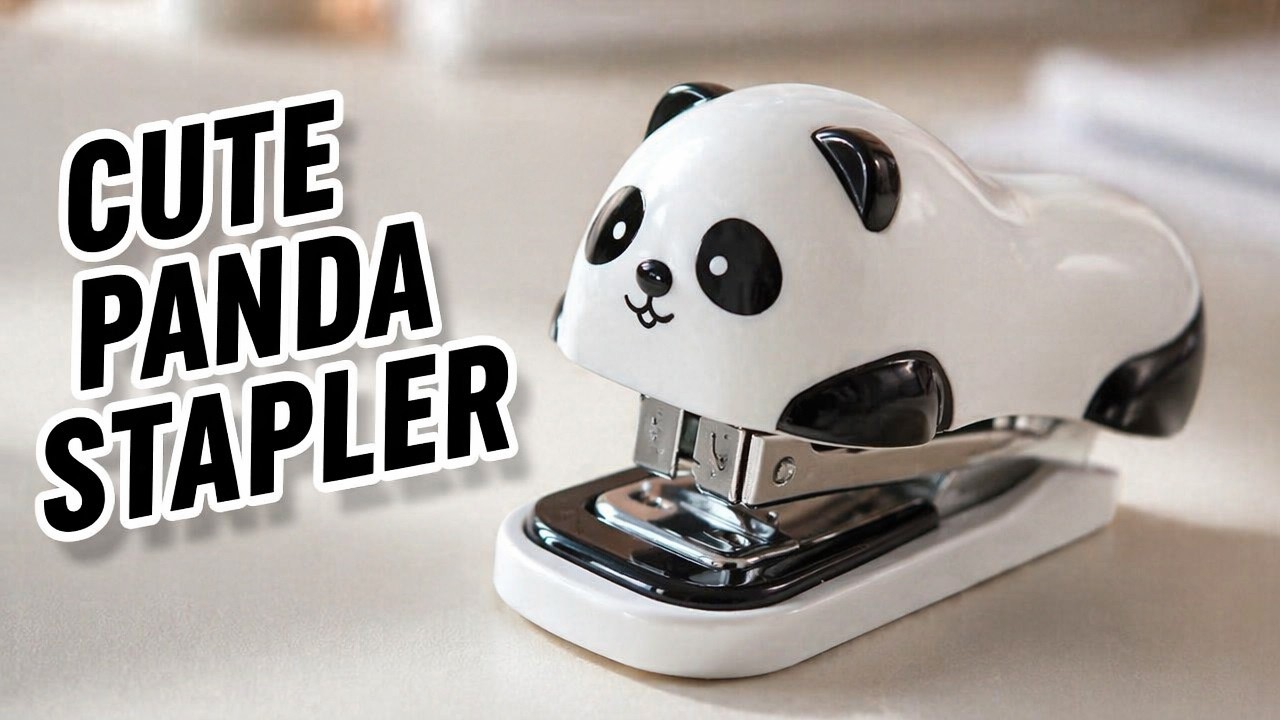 Cute Panda Mini Desktop Hand Stapler By OrliverHL review