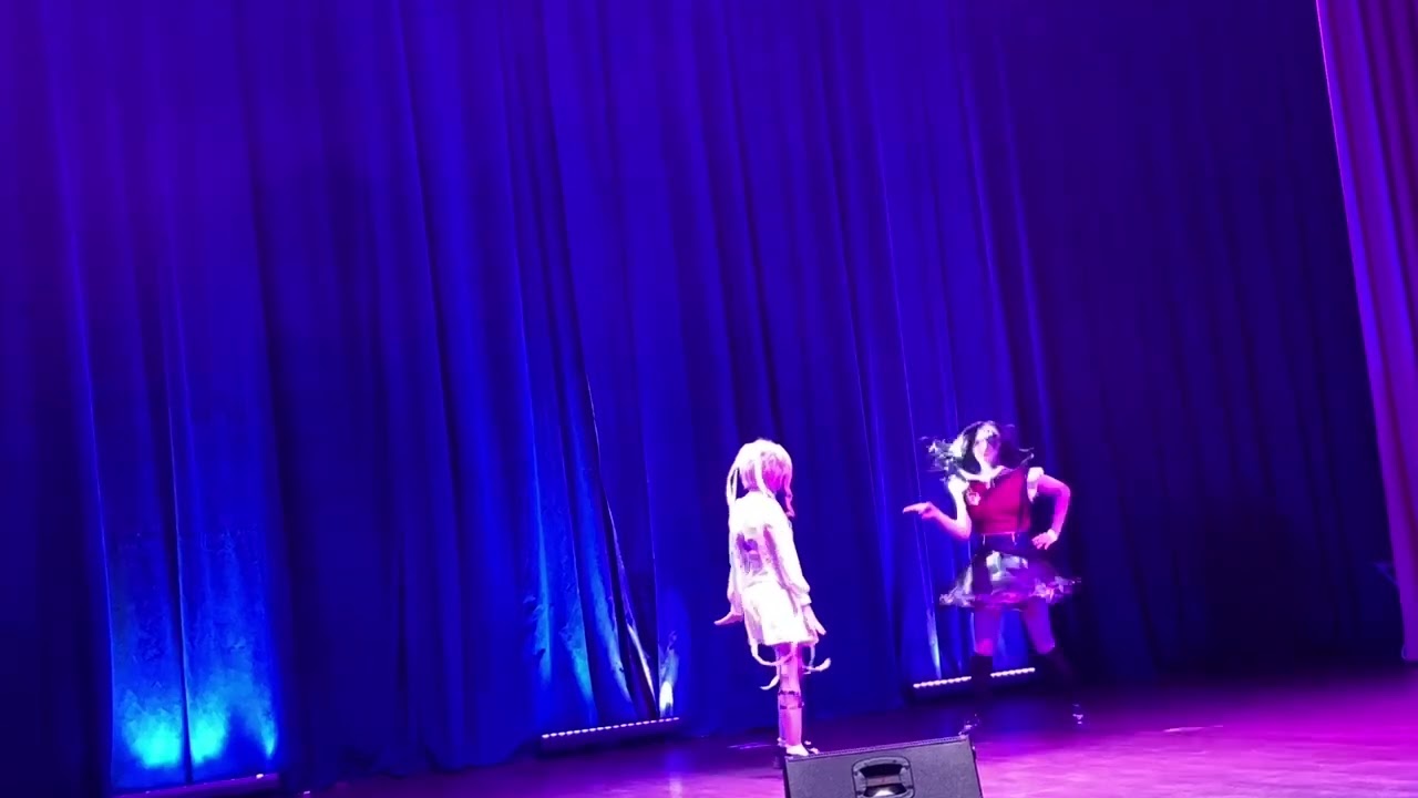 Ame chan x Kangel cosplay performance, Needy streamer overload