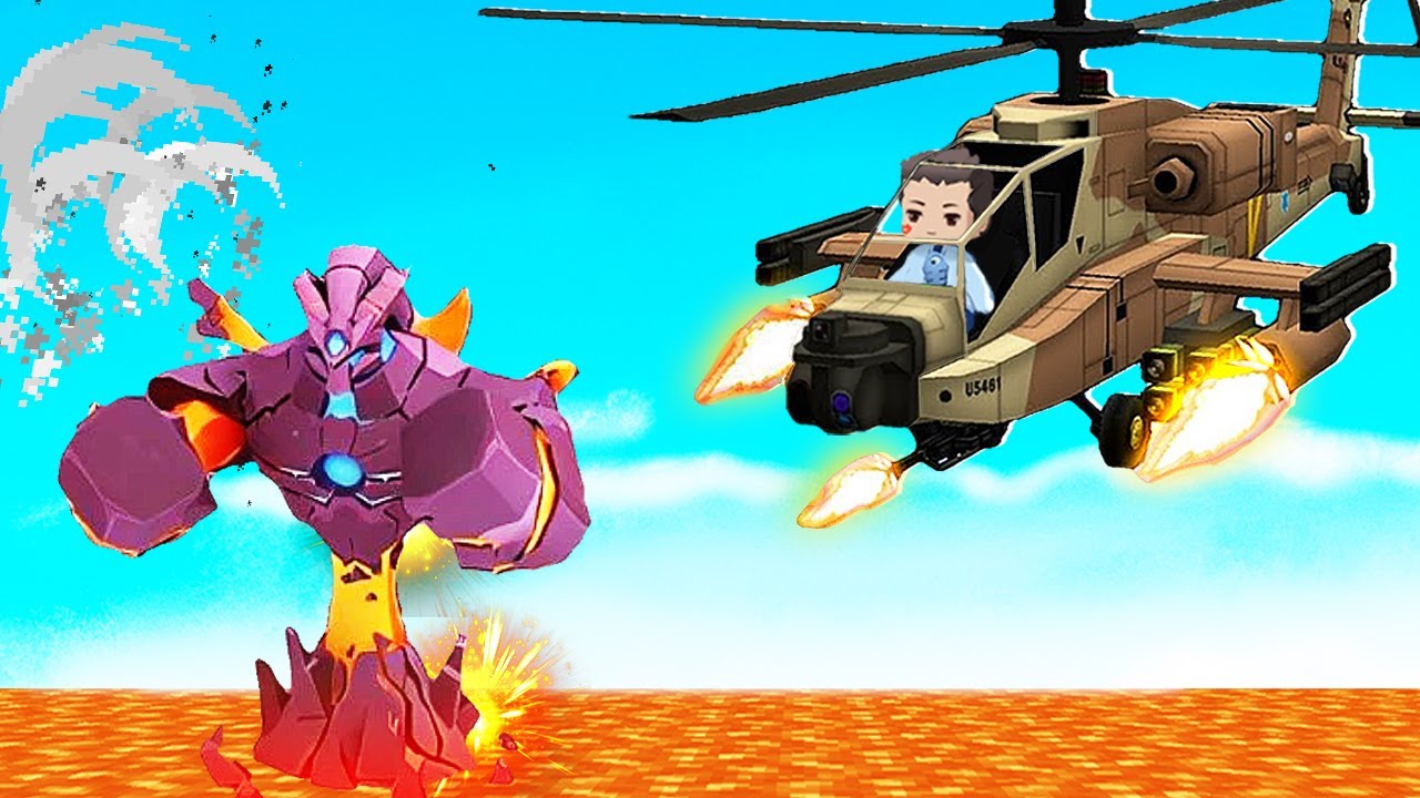 迷你世界：鱼玲变身成直升机，挑战虚空幻影，这简直就是单方面的吊打！