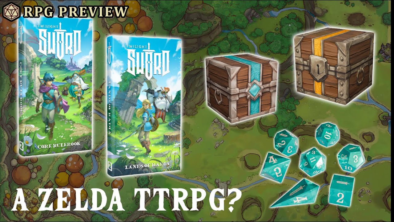 Is this the Zelda tabletop experience you always wanted? - RPG First Look at Twilight Sword