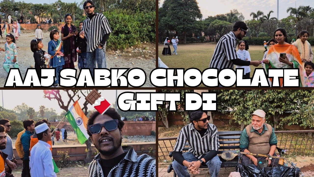 26 January Republic Day Special 🇮🇳 | Park Me Random Questions Puchhe 😱 Sabko Gifts Diye Full Vlog