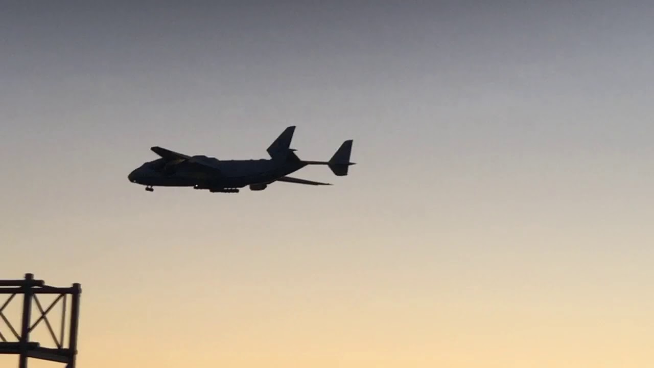 TOP ANTONOV AN-225 MRIYA (6-JET) landing in Mirabel Quebec, Canada