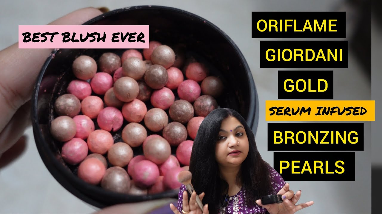 ORIFLAME GIORDANI GOLD SERUM INFUSED BRONZING PEARLS 