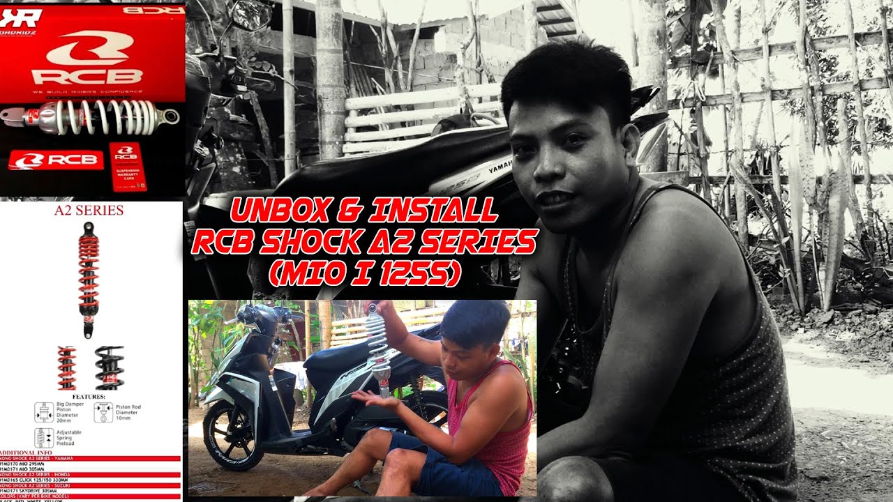 UNBOX & INSTALL RCB SHOCK 295mm | MIO I  125/125S