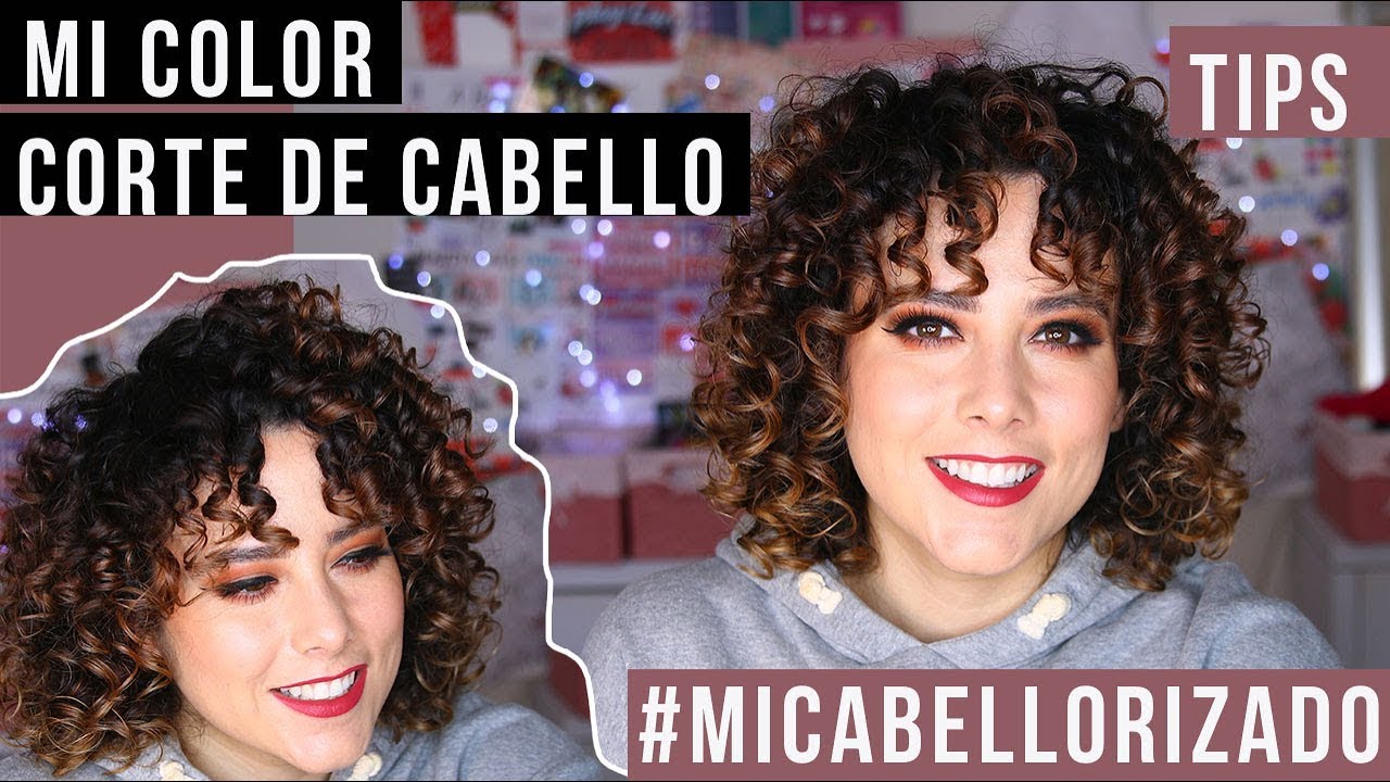 Mi Color de cabello y Corte / RIZOS #MICABELLORIZADO Tips para corte de cabello