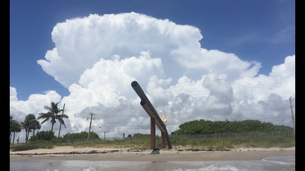 Metal Detecting Boynton Inlet Beach. Holy Smokes . . . One Came Back!