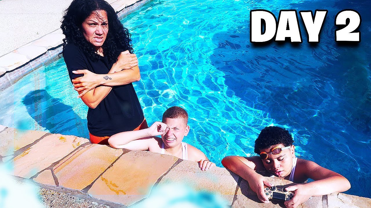 LAST TO LEAVE POOL WINS $10,000 - CHALLENGE!