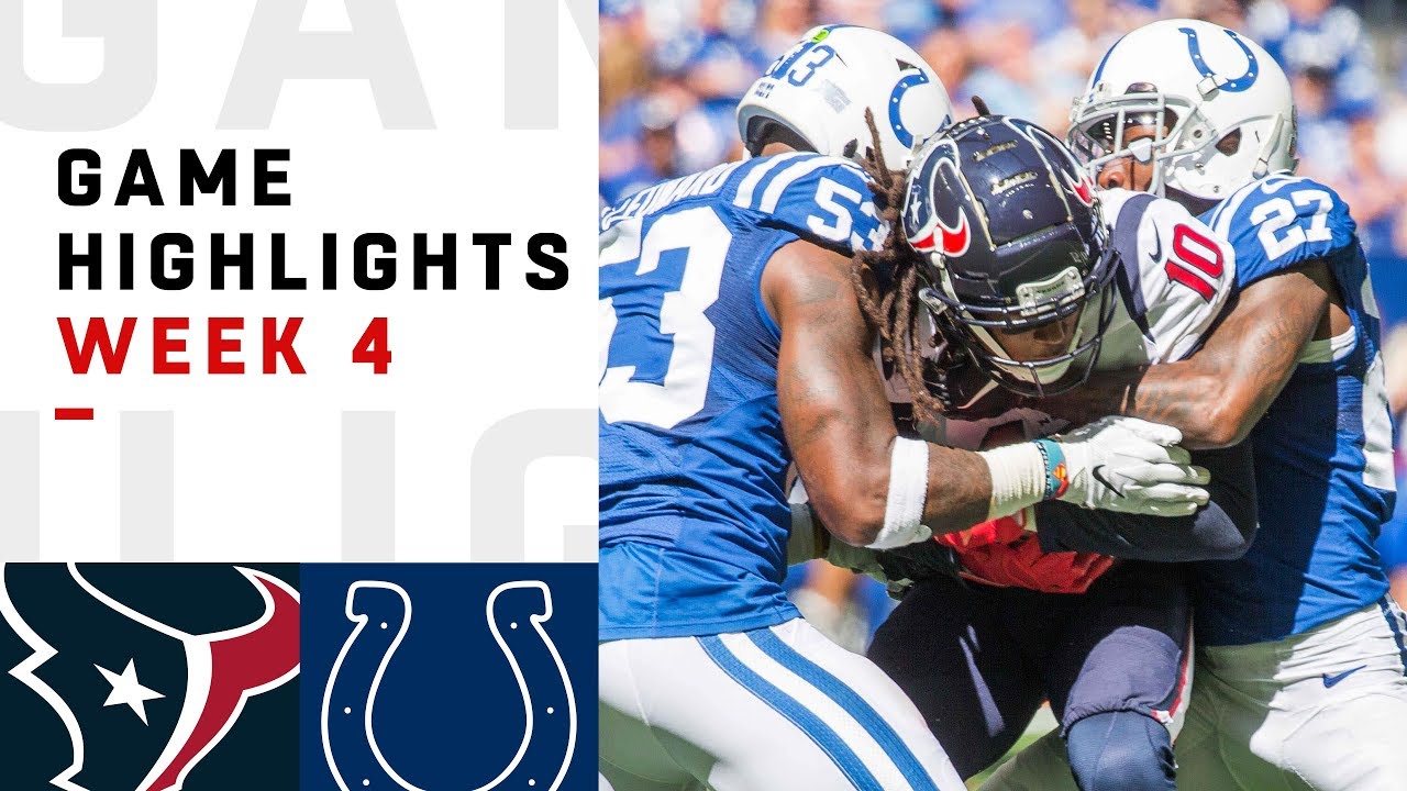 Texans vs. Colts Week 4 Highlights | NFL 2018
