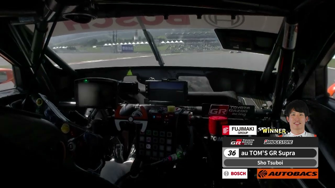 FULL ONBOARD au TOM'S GR Supra 2023 AUTOBACS SUPER GT Round2