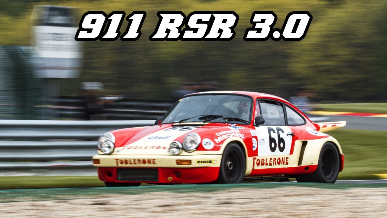 1974 Porsche 911 RSR 3.0 - straight exhaust fly-by's & downshifts