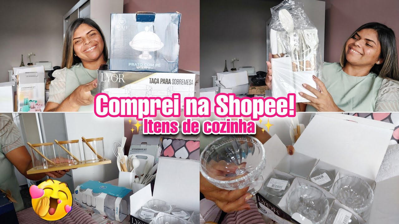 COMPRINHAS DA SHOPEE!🧡 ITENS DE COZINHA | MUITA COISA LINDA!!😍