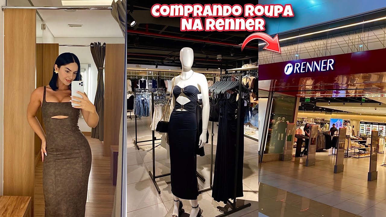 VLOG | COMPRANDO ROUPA NA RENNER 🛍️😍 - PROVEI LOOKS INCR&Iacute;VEIS ✨