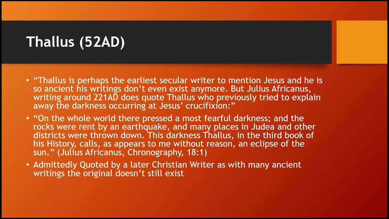 Non-Christian Sources for Jesus and Early Christianity