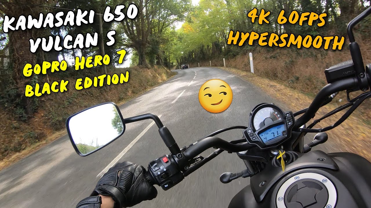Test de la Kawasaki Vulcan S en 4k 60fps HyperSmooth 🙄 GoPro Hero 7 Black !