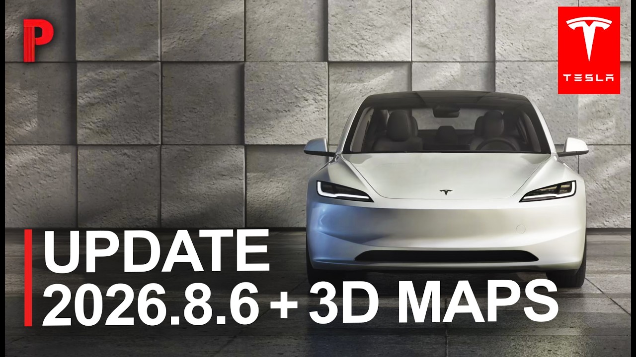 ACTUALIZACI&Oacute;N 2026.8.6 Y MAPAS 3D DE SUPERCHARGERS YA EN ESPA&Ntilde;A!