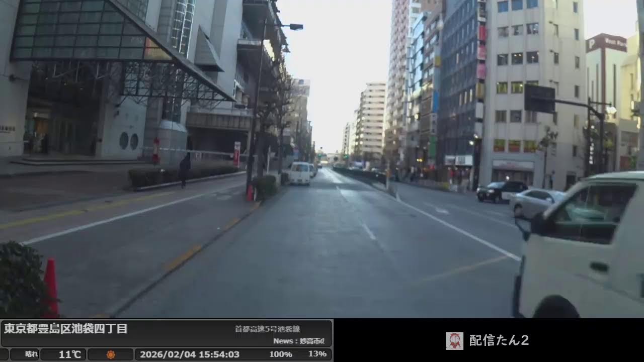 明日はかなり暑いらしい・・埼玉県をドライブ【トラック🚚のライブカメラ】 Truck Tours in Japan。 Let's play safe driving。