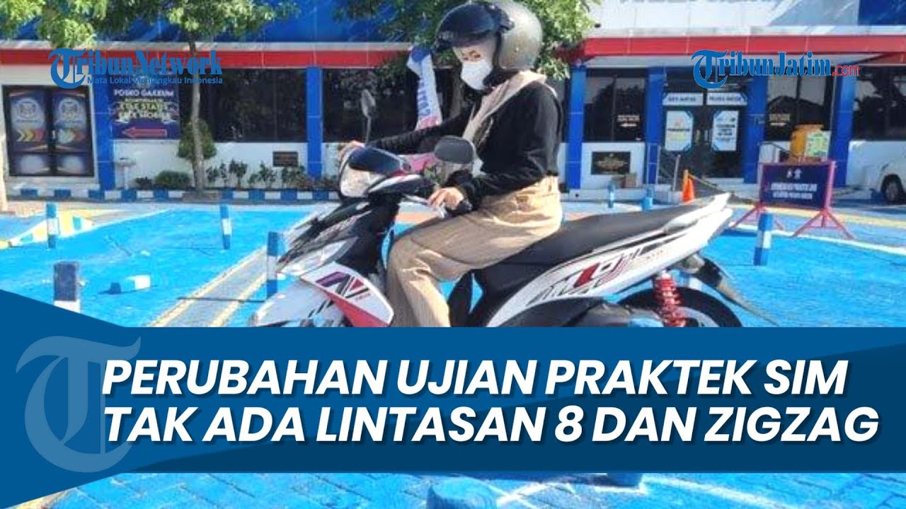 HORE LINTASAN BARU Ujian Praktek SIM di Polres Gresik Berubah, Tak Ada Lintasan Angka 8 dan Zigzag