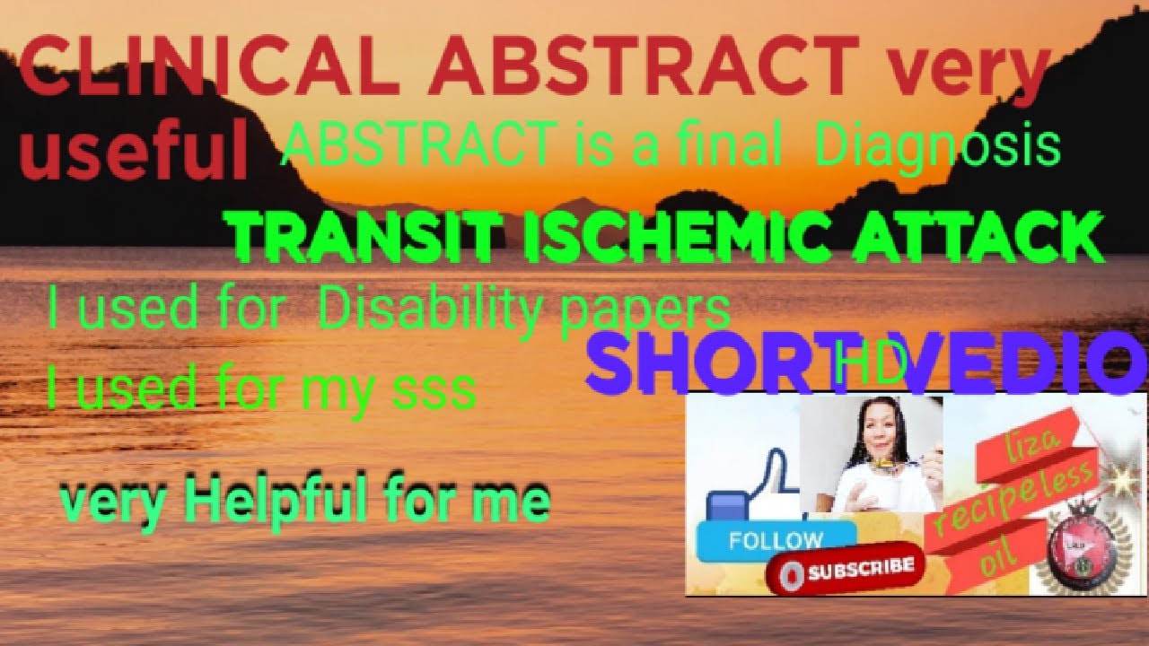 CLINICAL ABSTRACT Will be use  to SSS and other benefits 