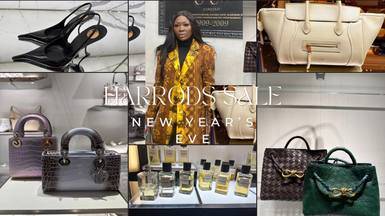 Новогодняя распродажа в Harrods: новинки + скидки до 50% на парфюмерию и обувь от Dior, Fendi, YS...