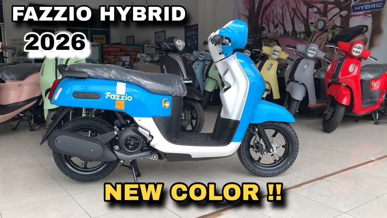 WARNA BARU‼️YAMAHA FAZZIO HYBRID 2026