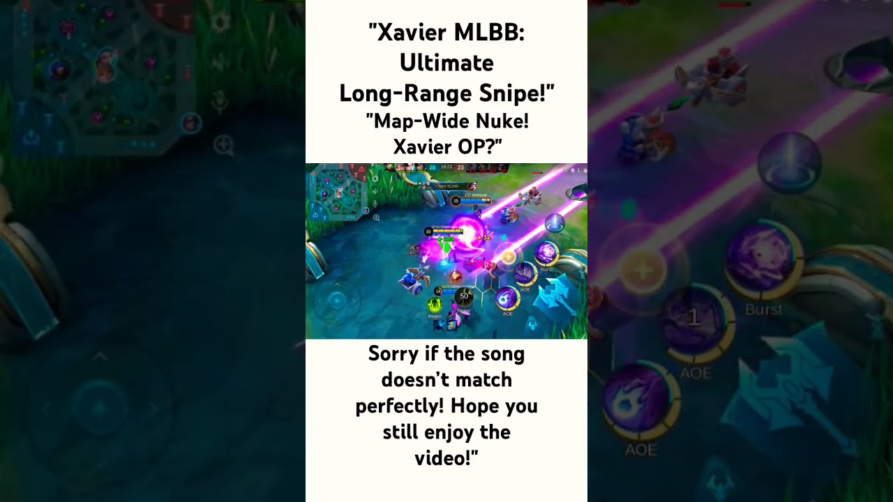 Xavier MLBB: Ultimate Long-Range Snipe!