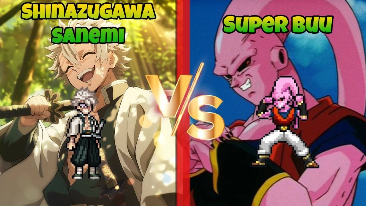 Jump Force MUGEN Shinazugawa Sanemi vs Super Buu