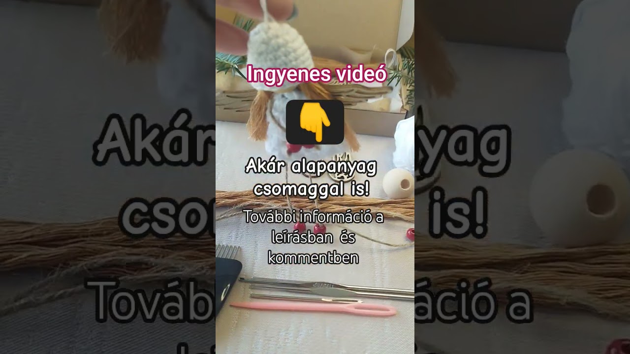 😇🧶Прекрасный вязаный ангелочек: бесплатная схема + дополнительный набор необходимых для его изгот...