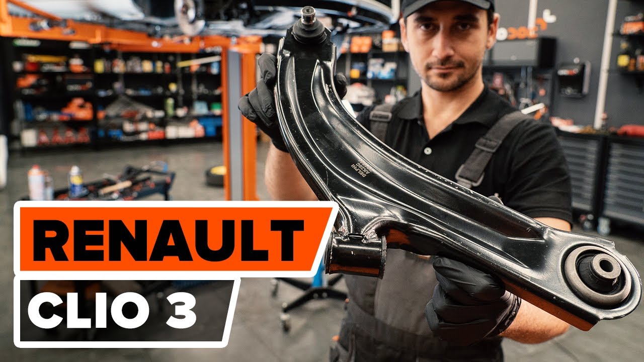 Come sostituire braccio oscillante anteriore su RENAULT CLIO 3 [VIDEO TUTORIAL DI AUTODOC]