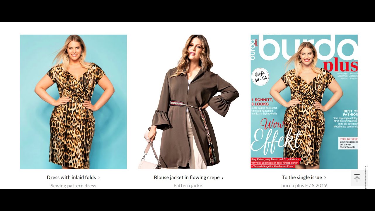 Burda Plus F / S 2019 Линейные чертежи ПОЛНЫЙ ОБЗОР