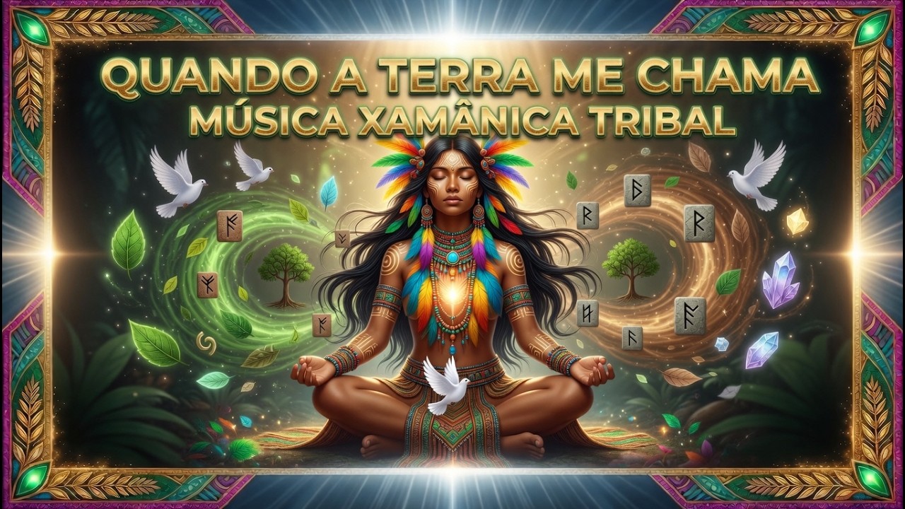 🌿 Quando a Terra Me Chama 🌎 Música Xamânica Tribal | Ritual Sagrado e Conexão Espiritual