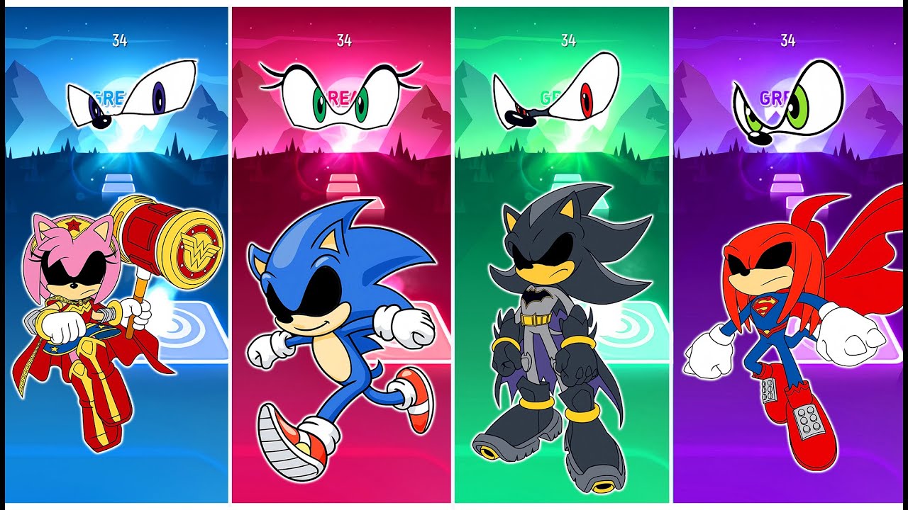 Eyes Missing! 👀😱 Sonic, Shadow, Amy & Knuckles Race to Fix the Final Moment ⚡🎶 | Sonic Fun