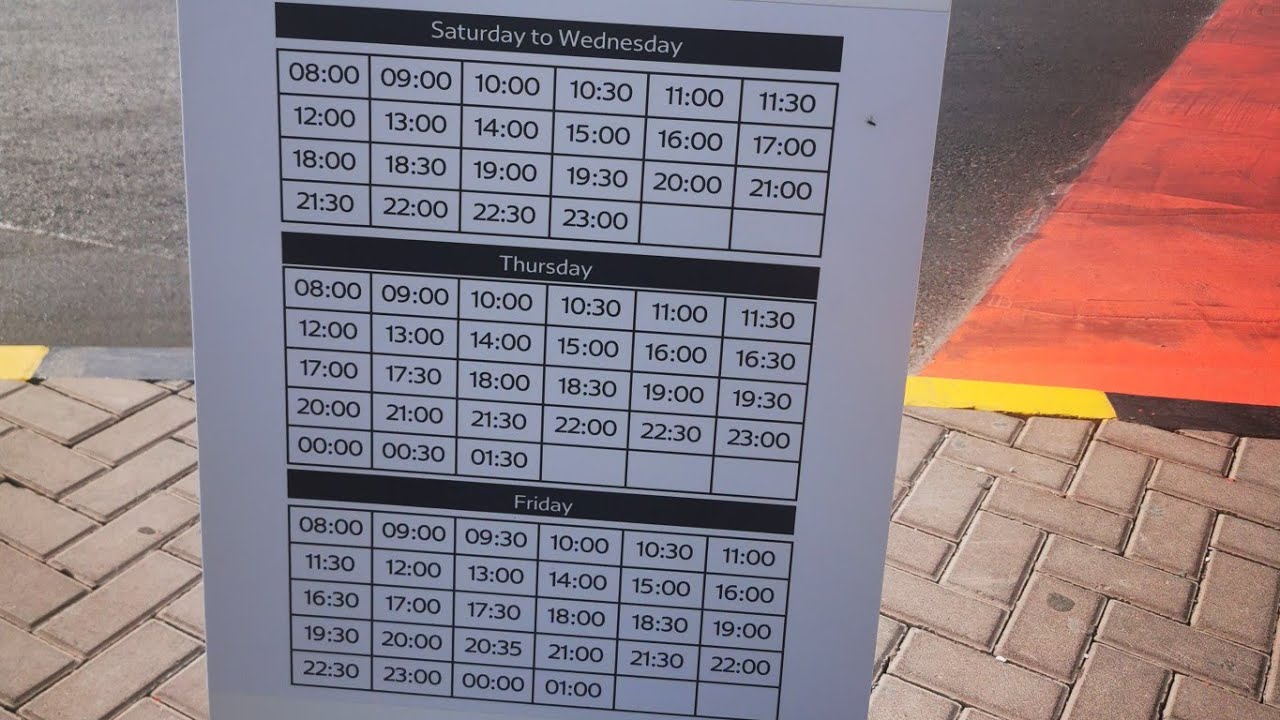 Expo 2020 Dubai I Free bus rides