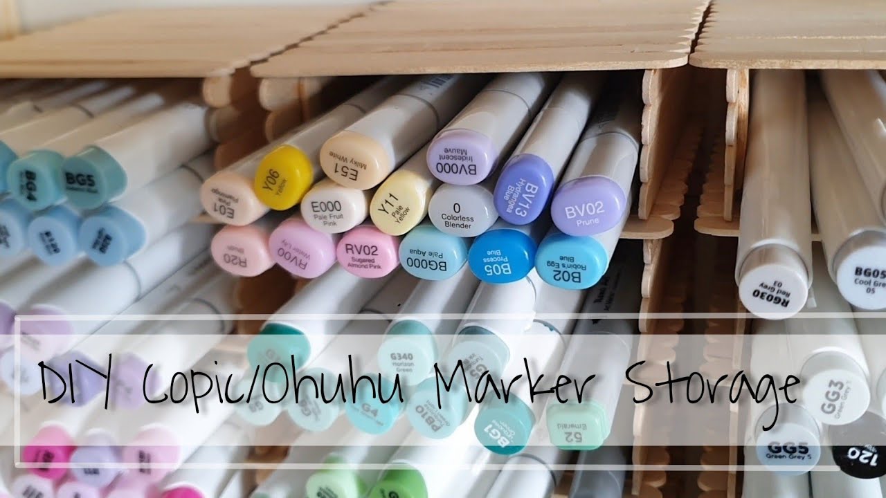 Affordable!!! DIY Marker Storage.