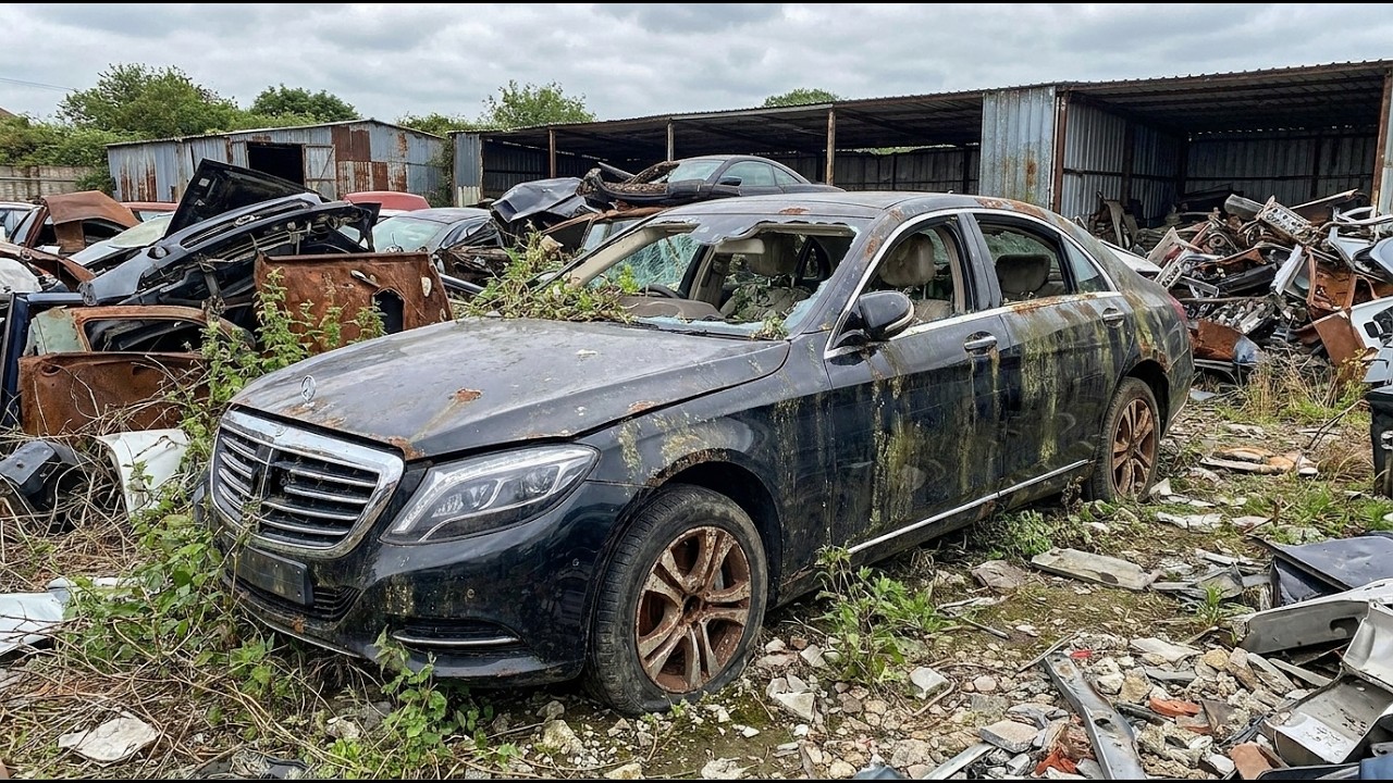 Реставрация Mercedes-Benz S500 с пробегом 700 000 км | Полное преображение класса люкс