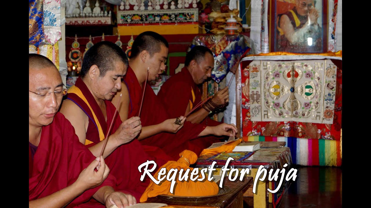Geshe Lobsang Soepa. Ordered puja