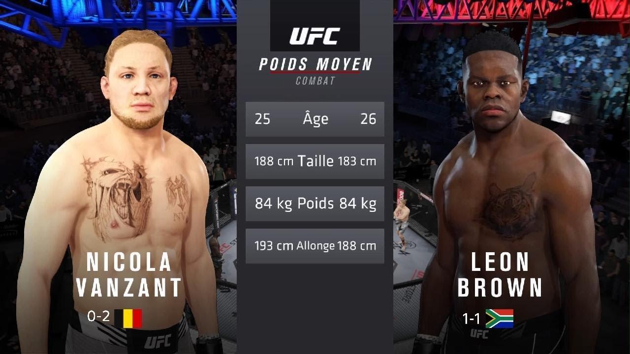 UFC 4 | Nicola VanZant vs Leon Brown | Middleweight | BL studio 38