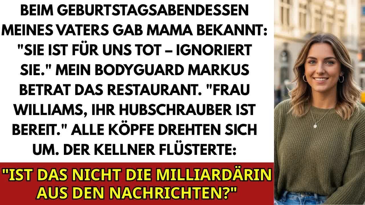 Bei Papas Geburtstag Sagte Mama Sie Ist Für Uns Tot – Dann Kam Mein Bodyguard Hinein