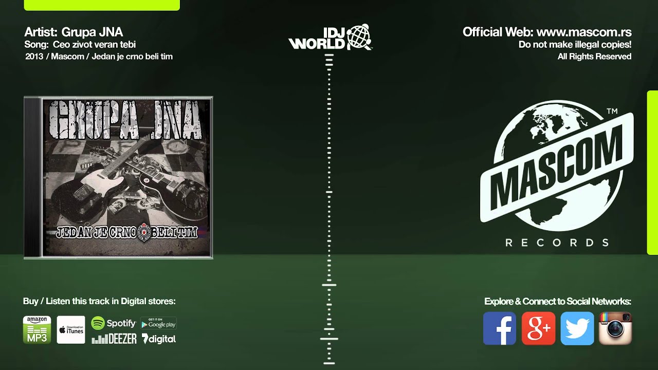 Grupa JNA - Ceo zivot veran tebi
