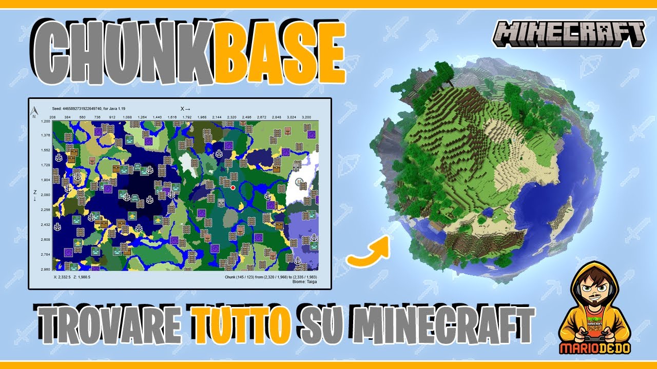 Chunkbase: Finding Everything in Minecraft - Locating Biomes and Structures