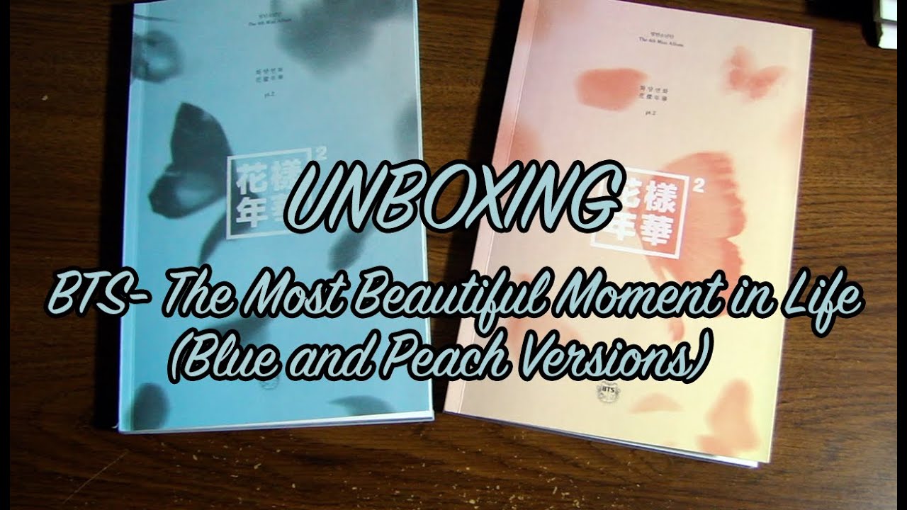 [UNBOXING] BTS- 방탄소년단- 화양연화 The Most Beautiful Moment in Life pt.2 (The 4th Mini Album)